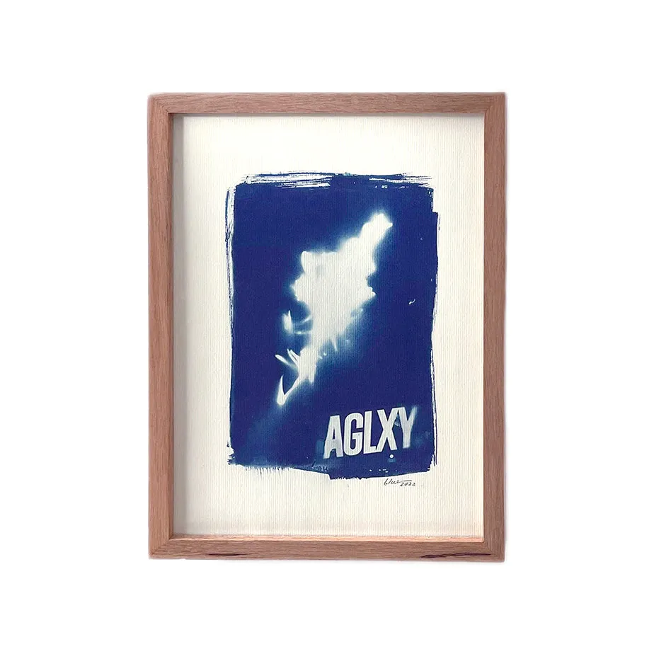 Aglxy x Blue : Cyanotype Print A5