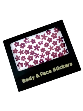 Flower Body & Face Stickers