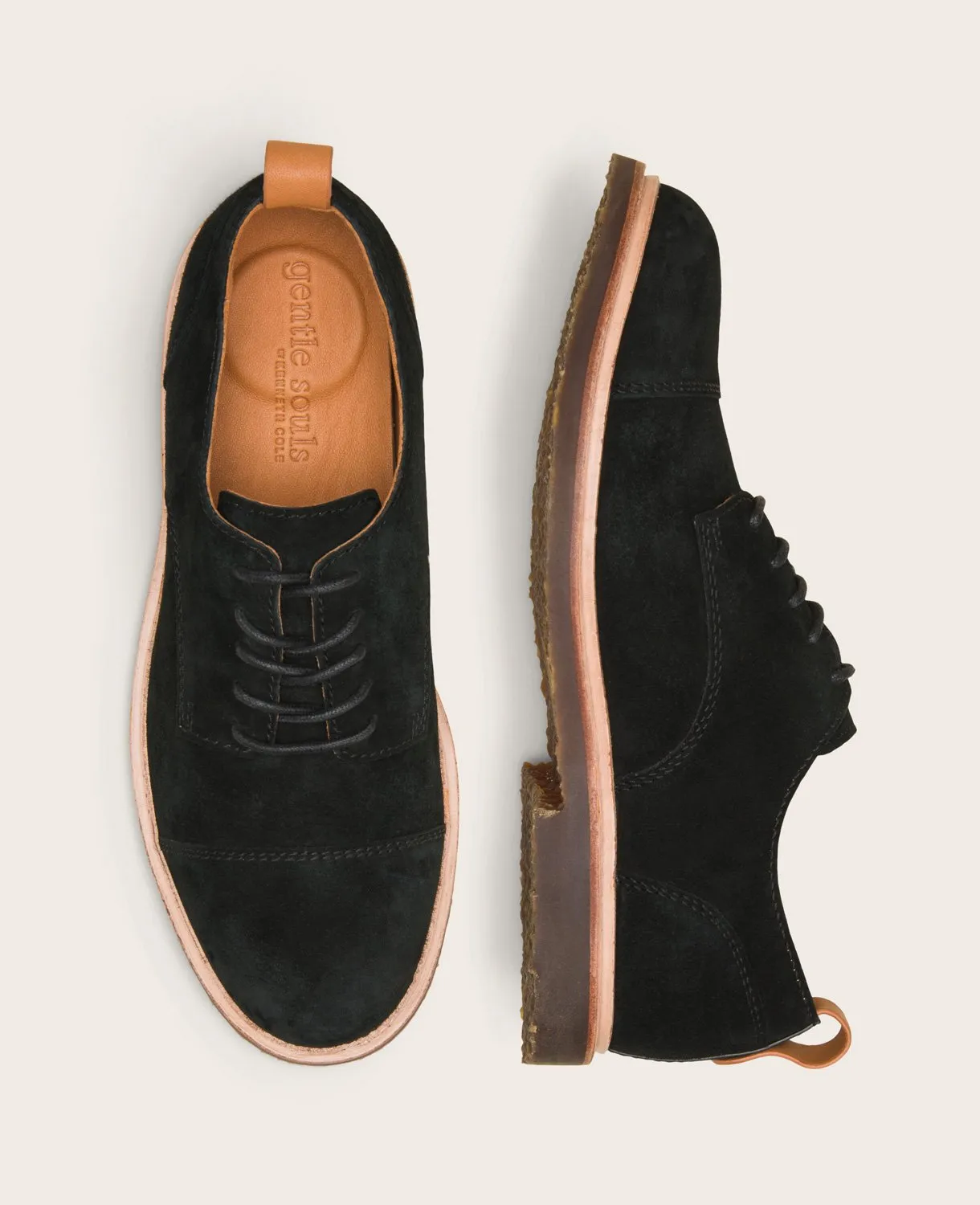 GENTLE SOULS - Donovan Suede Lace-Up Oxford