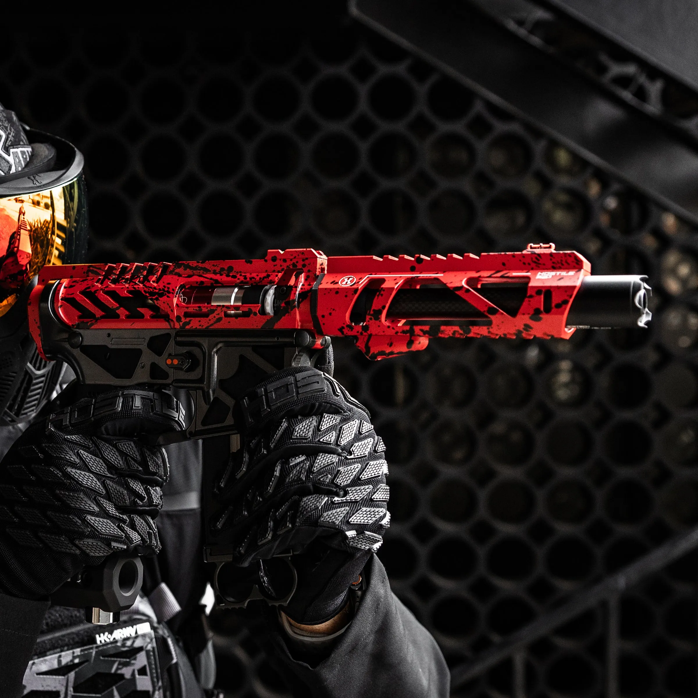 Hostile x Monk SYNRGY - Red/Black Splash