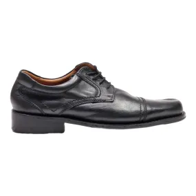 Oxford Shoes Black Leather Mens UK 8