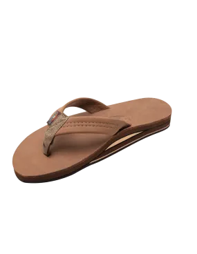 Premier Leather Double Layer Sandal Redwood